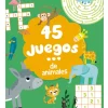 Auzou 45 juegos de Animales*Niños Libros Busca Y Encuentra|Libros Pasatiempos Para Niños Y Niñas