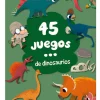 Auzou 45 juegos de Dinosaurios*Niños Libros Busca Y Encuentra|Libros Pasatiempos Para Niños Y Niñas