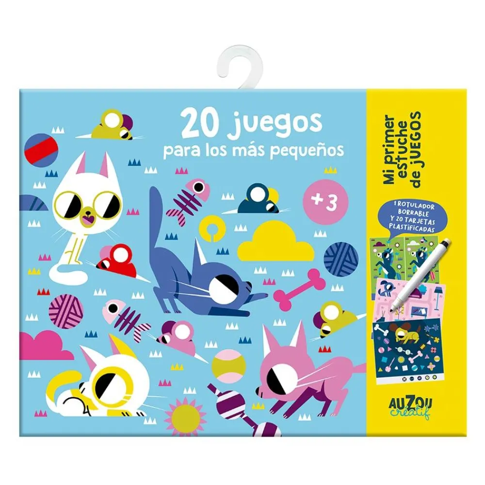 Auzou 20 Juegos para los más pequeños*Niños Libros Busca Y Encuentra|Libros Pasatiempos Para Niños Y Niñas