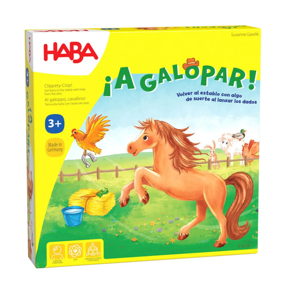 HABA A Galopar ·*Niños Juegos Haba|Juegos De Mesa De Viaje