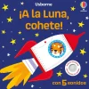 Usborne ¡A la luna cohete!*Niños Libros Musicales Y Con Sonido|Libros Manipulativos