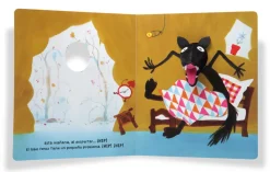 Edelvives ¿A quién teme el lobo feroz?*Niños Libros De Texturas Para Bebés|Libros Con Muñeco