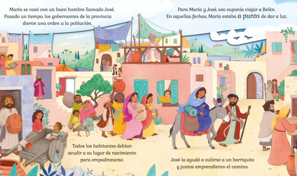 Usborne A ver, a ver · En un portal de Belén* Álbumes Ilustrados Infantiles
