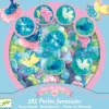 Djeco Abalorios Pájaros ·*Niños Kit De Manualidades|Juguetes De Madera Para Niños