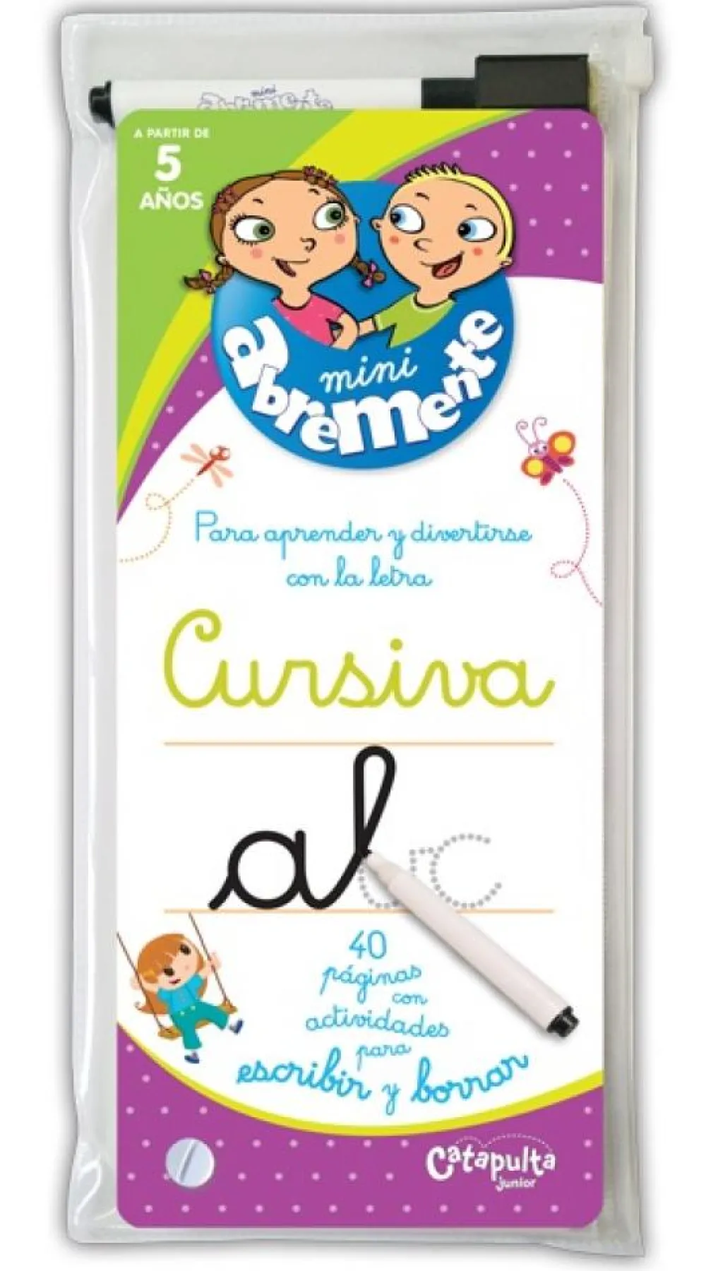 Catapulta Abremente · Escribir y Borrar Minúsculas Cursiva*Niños Abremente|Juegos De Viaje