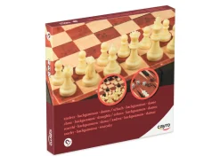 Cayro Ajedrez, Backgammon y damas Magnético ·*Niños Juegos De Mesa Competitivos|Juegos De Tablero