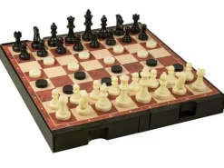 Cayro Ajedrez, Backgammon y damas Magnético ·*Niños Juegos De Mesa Competitivos|Juegos De Tablero