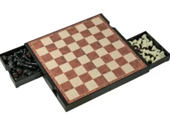Cayro Ajedrez, Backgammon y damas Magnético ·*Niños Juegos De Mesa Competitivos|Juegos De Tablero