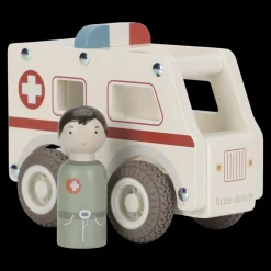 Little Dutch Ambulancia FSC ·*Niños Coches De Madera De Juguete Para Bebés|Coches De Juguete Para Bebés