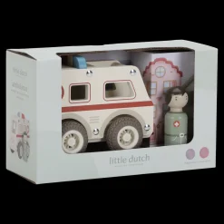 Little Dutch Ambulancia FSC ·*Niños Coches De Madera De Juguete Para Bebés|Coches De Juguete Para Bebés