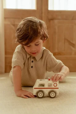 Little Dutch Ambulancia FSC ·*Niños Coches De Madera De Juguete Para Bebés|Coches De Juguete Para Bebés