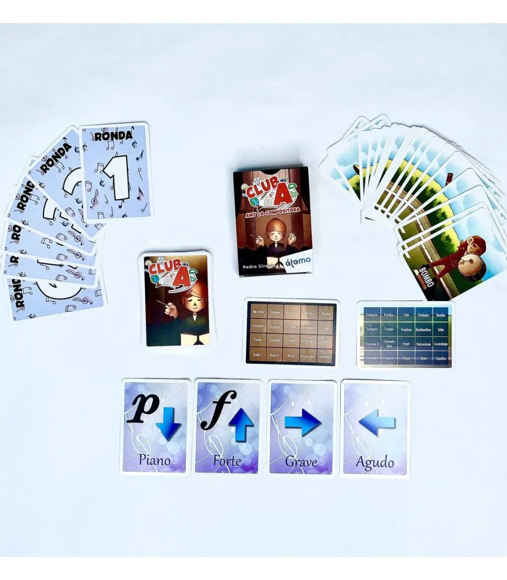 Átomo Games Amy la Compositora-Club A*Niños Átomo Games|Juegos De Mesa De Viaje