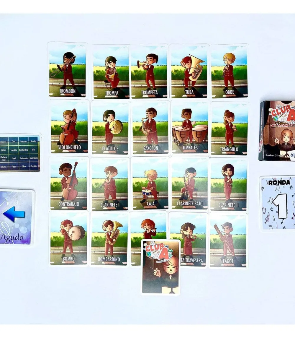 Átomo Games Amy la Compositora-Club A*Niños Átomo Games|Juegos De Mesa De Viaje