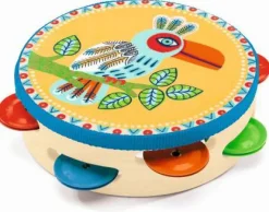 Djeco Animambo Pandereta ·*Niños Juguetes Waldorf|Juguetes Montessori