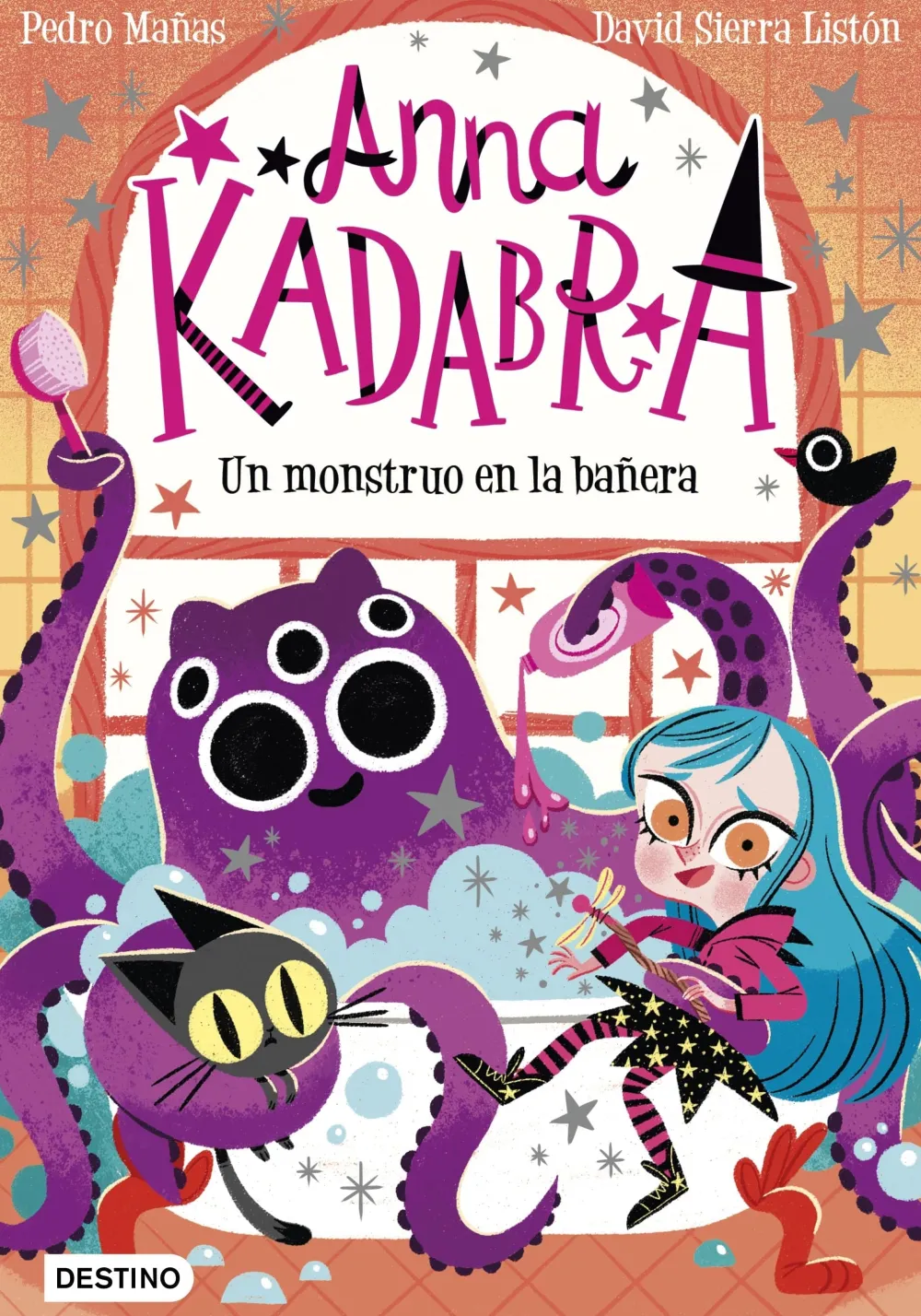 Destino Infantil u0026 Juvenil Anna Kadabra 3 - Un monstruo en la bañera*Niños Libros De Pedro Mañas|Anna Kadabra