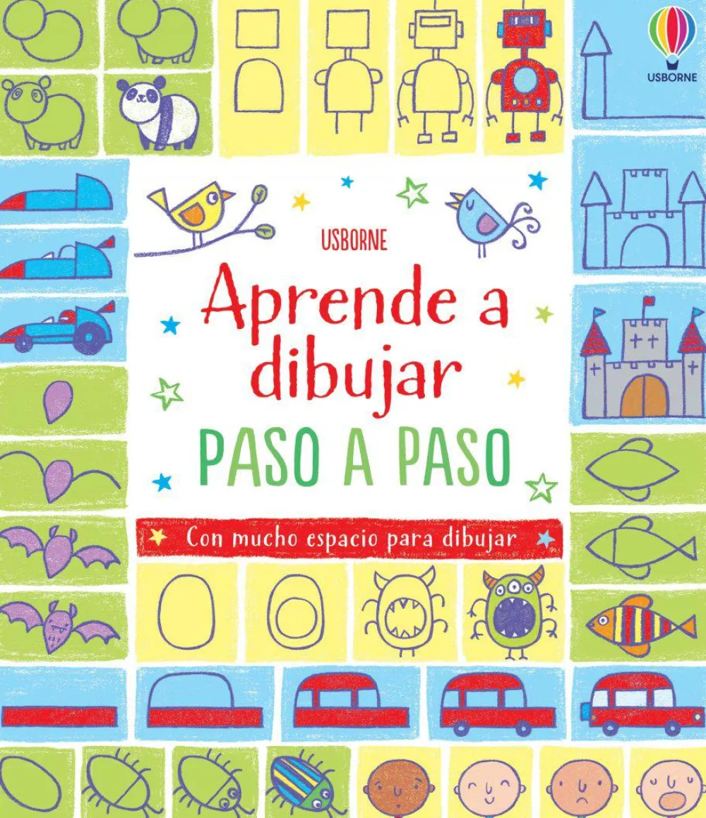 Usborne Aprende a dibujar paso a paso ·*Niños Juegos De Viaje