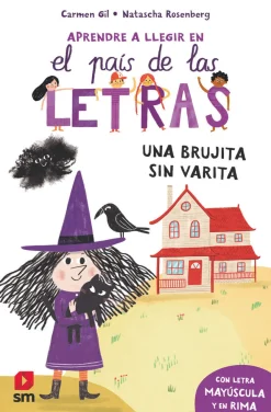 SM Aprende a leer en el país de las letras-Una brujita sin varita*Niños Libros De Halloween Para Niños|Libros En Mayúsculas