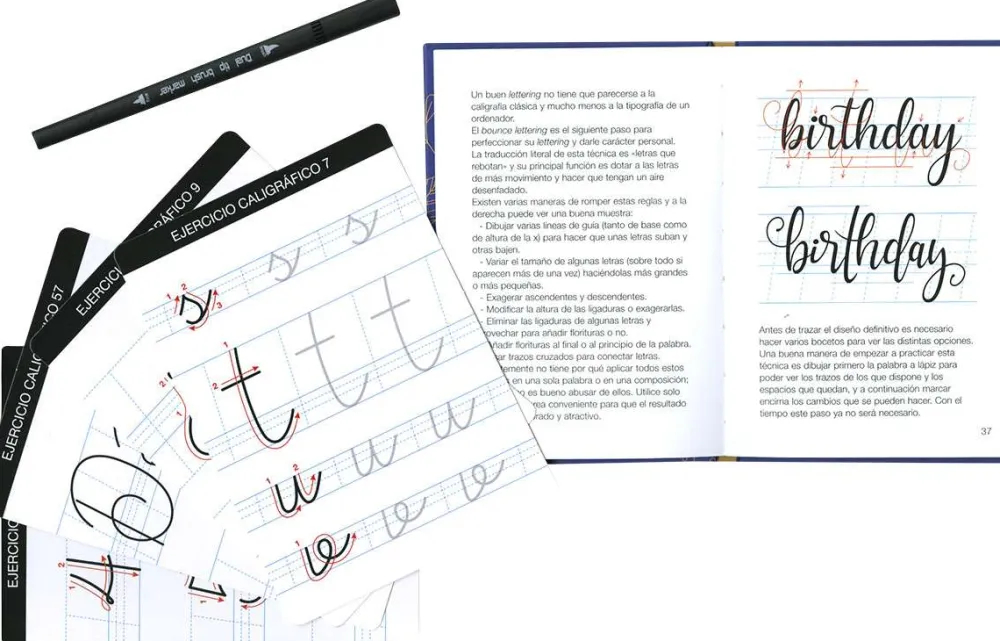 Susaeta Aprende lettering. Con fichas de caligrafías y plantillas* Libros Para Regalar A Mamá