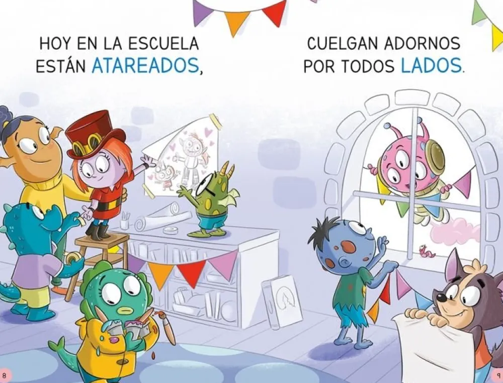 Montena Aprender a leer en la Escuela de Monstruos 20 - Una fiesta que no resta* Aprender A Leer En La Escuela De Monstruos|Libros En Mayúsculas