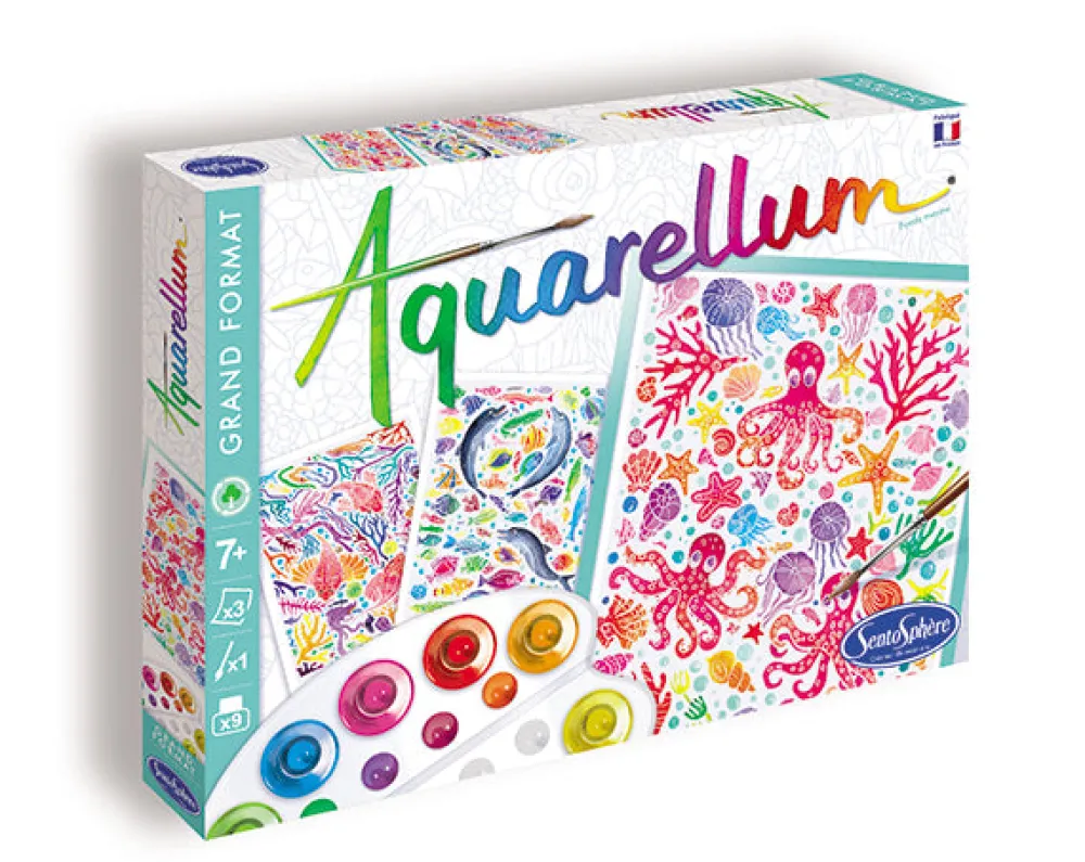 Sentosphère Aquarellum Grand Fondos Marinos*Niños Kit De Manualidades
