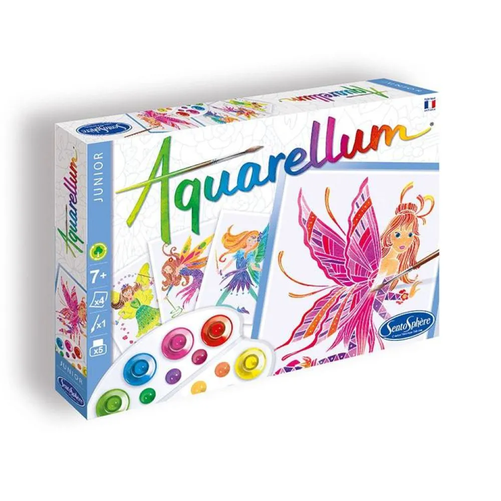 Sentosphère Aquarellum Junior Hadas*Niños Kit De Manualidades