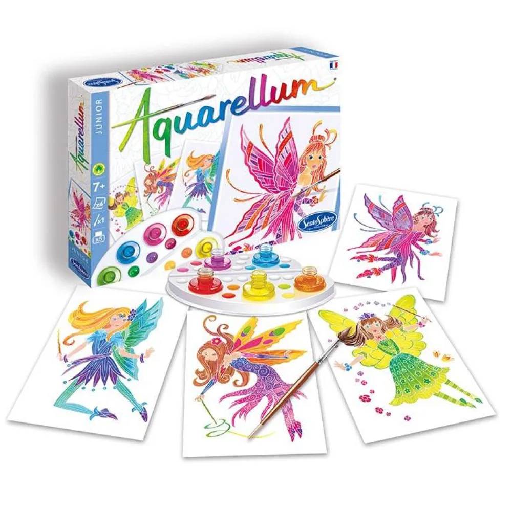 Sentosphère Aquarellum Junior Hadas*Niños Kit De Manualidades