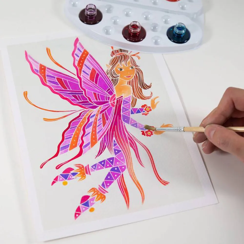 Sentosphère Aquarellum Junior Hadas*Niños Kit De Manualidades