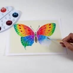 Sentosphère Aquarellum Junior Mariposas*Niños Kit De Manualidades