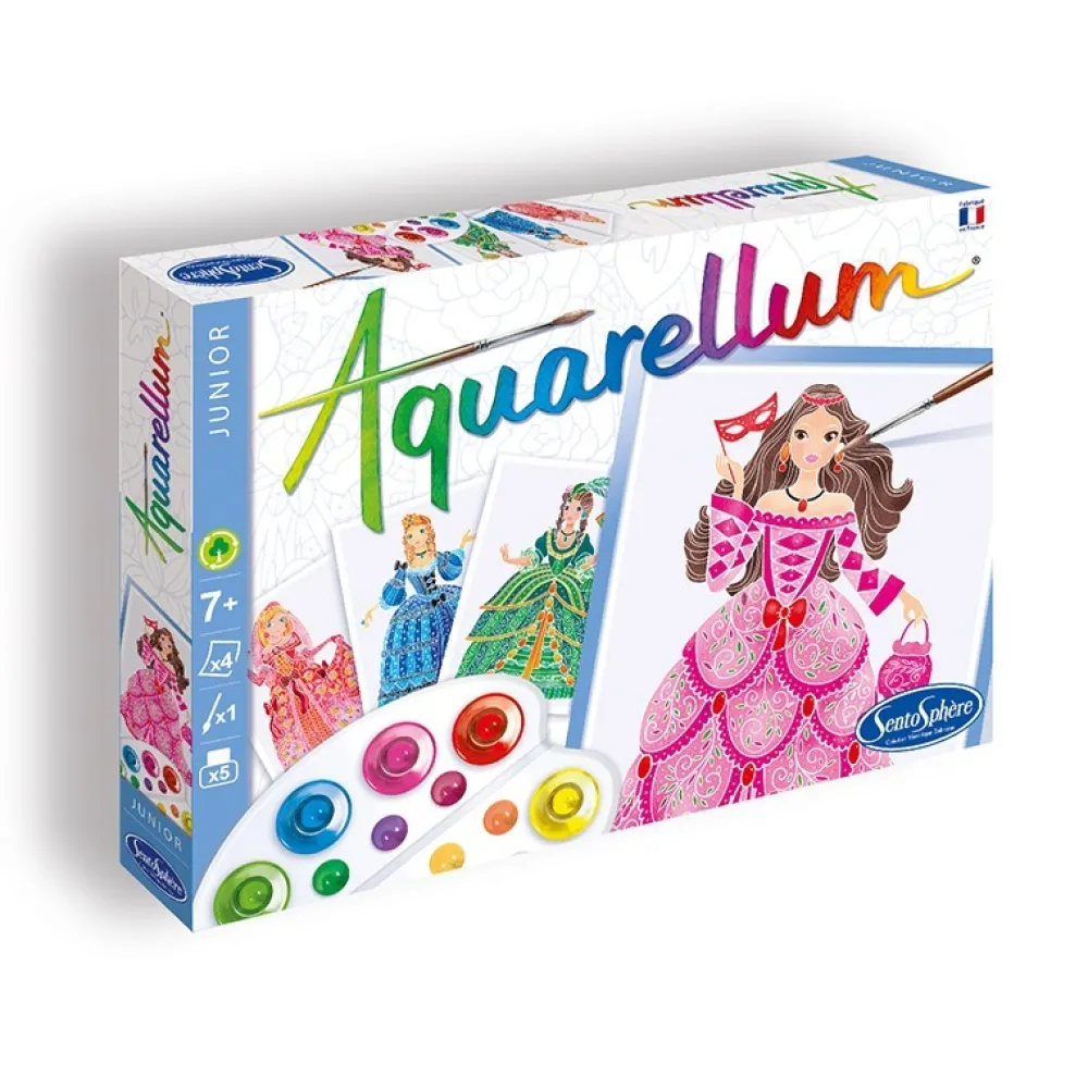 Sentosphère Aquarellum Junior Princesas*Niños Kit De Manualidades