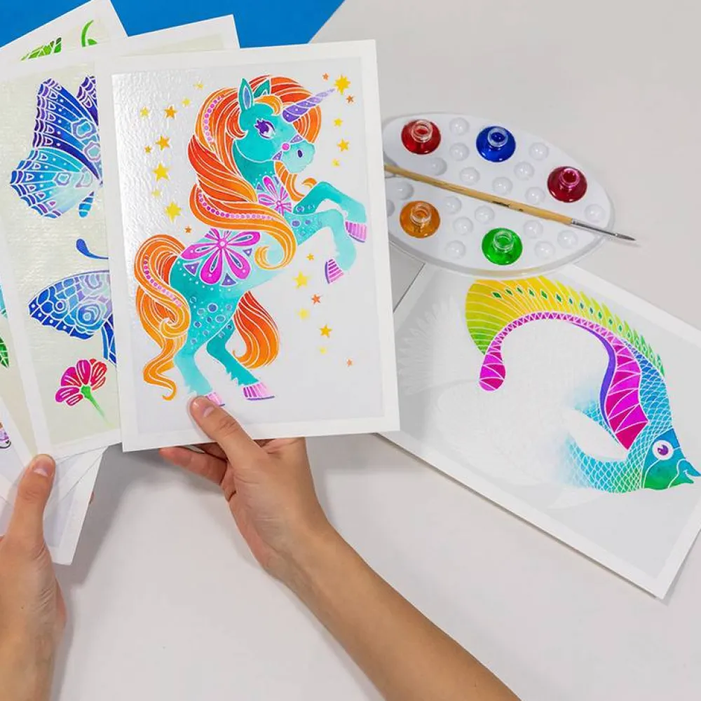 Sentosphère Aquarellum Junior Unicornios*Niños Kit De Manualidades