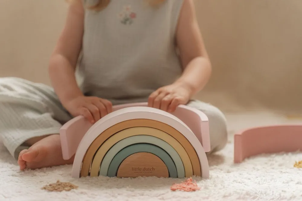 Little Dutch Arco Iris Fairy Garden ·*Niños Juguetes Waldorf|Juguetes De Madera Para Niños