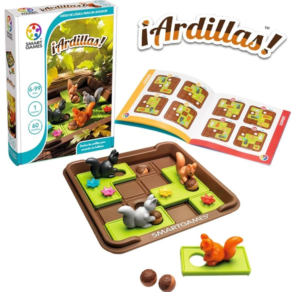 Smart Games Ardillas ·*Niños Smart Games|Juegos De Mesa De Viaje