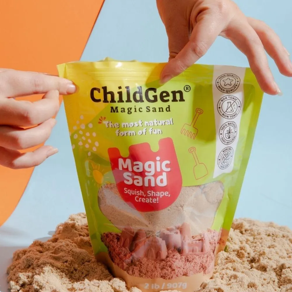 ChildGen Arena Kinetica 907 g Refill Bag · Natural*Niños Arena Kinética|Juguetes Y Juegos Motricidad Fina