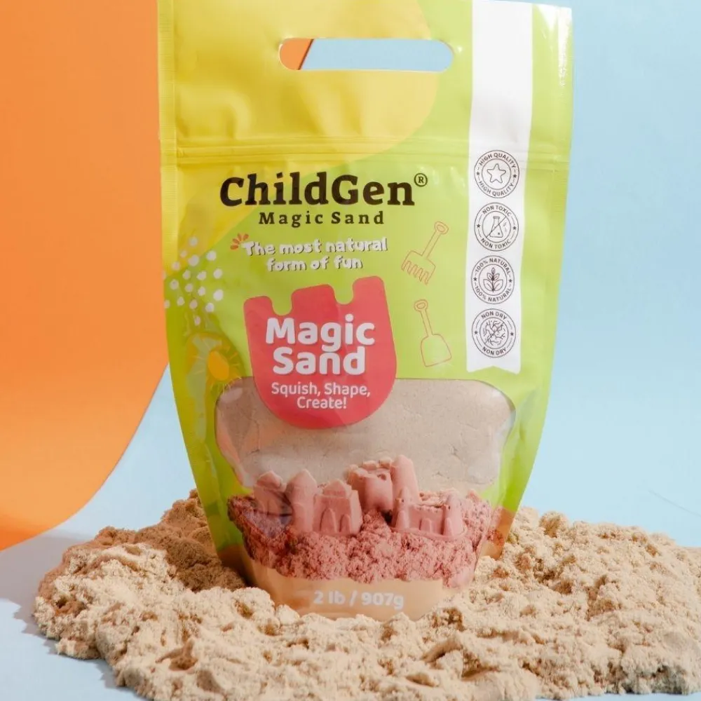 ChildGen Arena Kinetica 907 g Refill Bag · Natural*Niños Arena Kinética|Juguetes Y Juegos Motricidad Fina