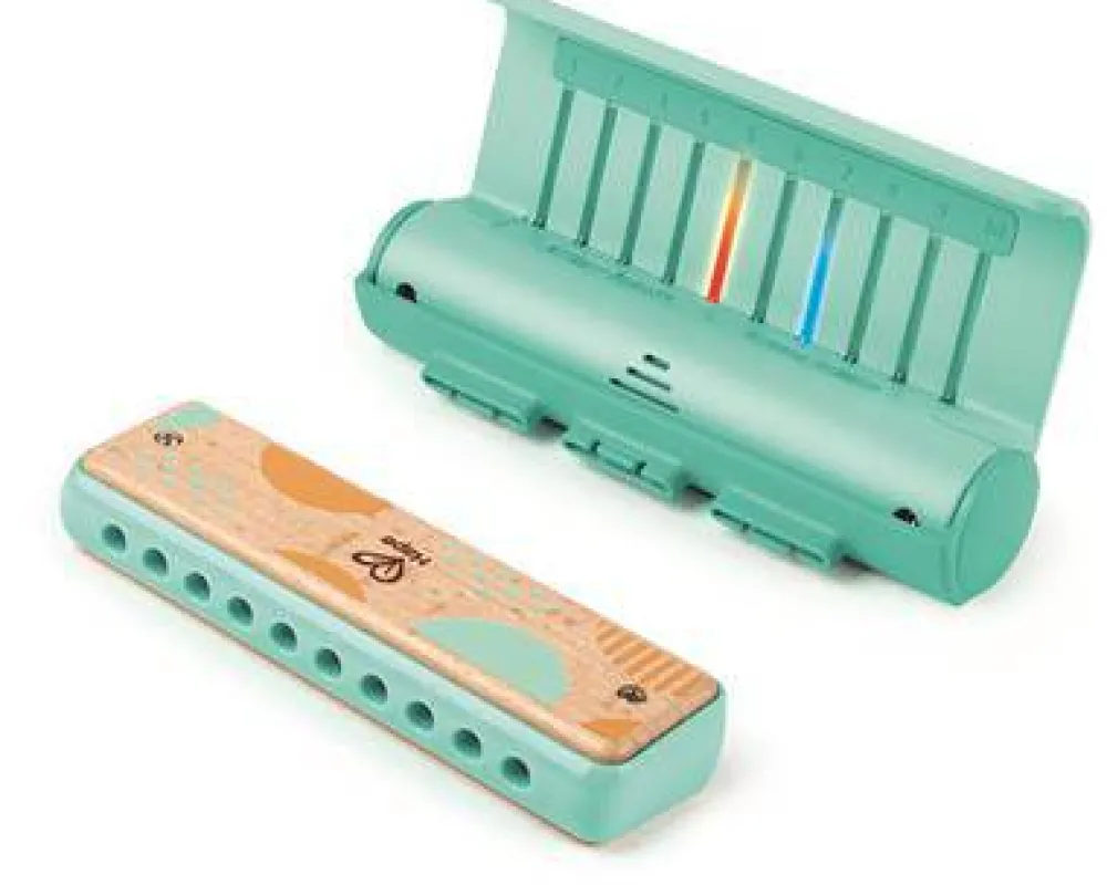 Hape Armónica aprende con luces ·*Niños Juguetes Waldorf|Juguetes Montessori