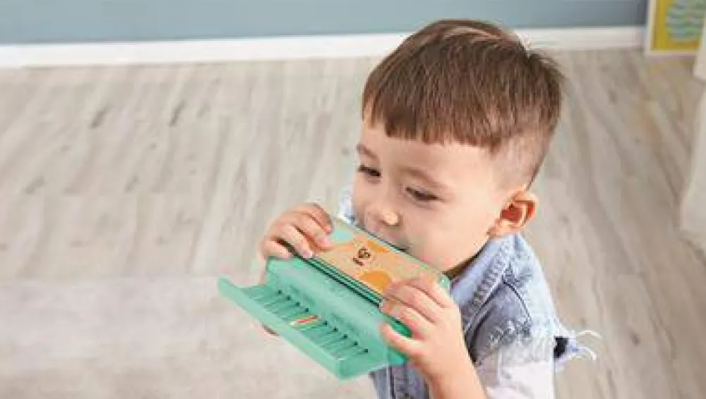 Hape Armónica aprende con luces ·*Niños Juguetes Waldorf|Juguetes Montessori