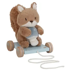 Little Dutch Arrastre Ardilla Peluche ·*Niños Juguetes Montessori|Juguetes De Madera Para Niños