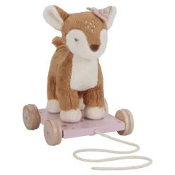 Little Dutch Arrastre Ciervo Peluche ·*Niños Juguetes Montessori|Juguetes De Madera Para Niños