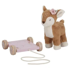 Little Dutch Arrastre Ciervo Peluche ·*Niños Juguetes Montessori|Juguetes De Madera Para Niños