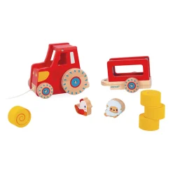 Janod Arrastre tractor ·*Niños Juguetes Waldorf|Juguetes Montessori