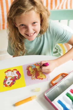 4M Arte para ventanas Unicornios ·*Niños Kit De Manualidades
