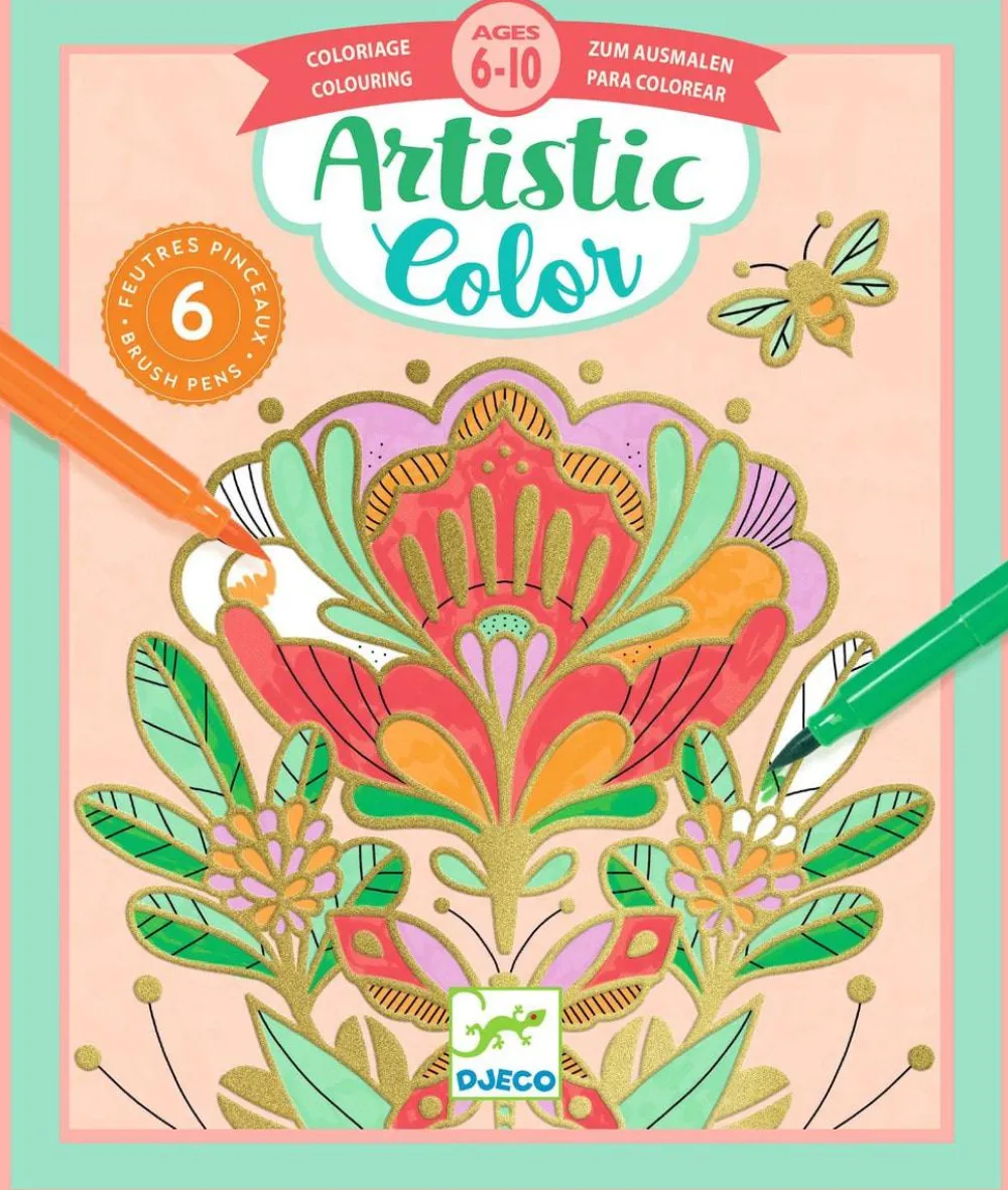 Djeco Artistic Color Flora ·*Niños Kit De Manualidades
