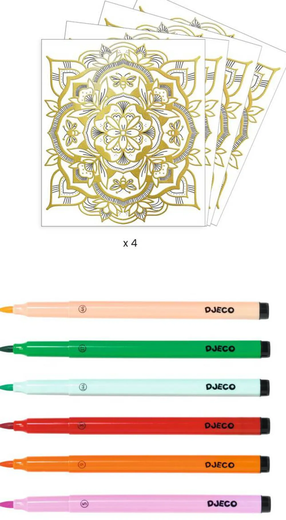 Djeco Artistic Color Flora ·*Niños Kit De Manualidades