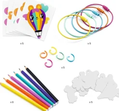 Djeco Artistic llaveros Kawaii ·*Niños Kit De Manualidades