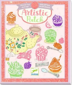 Djeco Artistic Patch Golosinas ·*Niños Kit De Manualidades