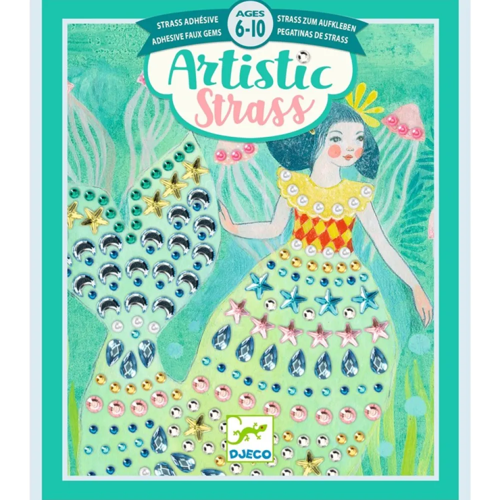 Djeco Artistic Strass Ondas acuáticas ·*Niños Kit De Manualidades