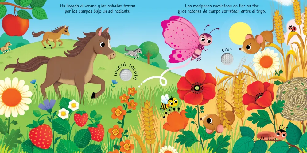 Usborne Así suenan Las Estaciones*Niños Libros Musicales Y Con Sonido|Libros Manipulativos