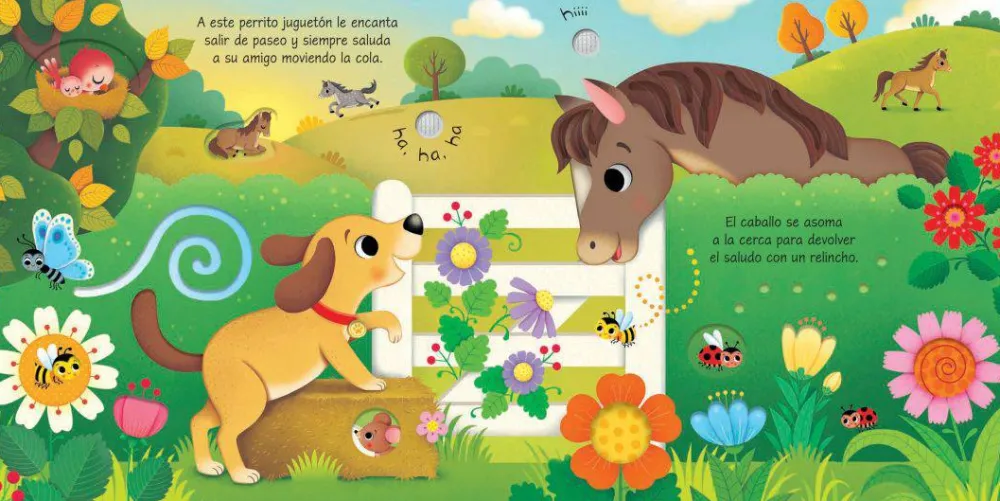 Usborne Así suenan las mascotas*Niños Libros Musicales Y Con Sonido|Libros Manipulativos