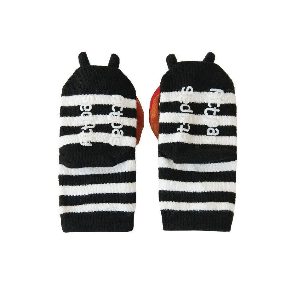 Attipas Stimulation Socks LADYBUG*Niños Juguetes De Estimulación Para Bebé|Sonajeros