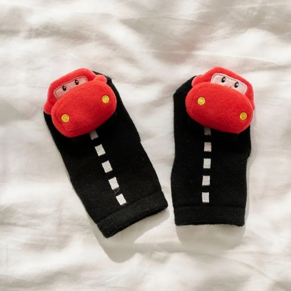 Attipas Stimulation Socks Car*Niños Juguetes De Estimulación Para Bebé|Sonajeros